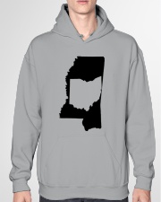 MAP OHIO IN MISSISSIPPI Hooded Sweatshirt garment-hooded-sweatshirt-front-04