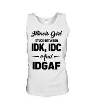 Illinois Girl - IDK IDC IDGAF Unisex Tank tile