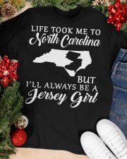 Jersey Girl Life Took Me To North Carolina Classic T-Shirt apparel-classic-tshirt-lifestyle-front-81