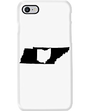 MAP OHIO IN TENNESSEE Phone Case tile