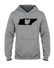 MAP OHIO IN TENNESSEE Hooded Sweatshirt front