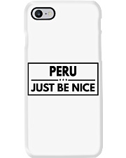 Peru Just Be Nice Phone Case tile