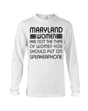 Should put on speakerphone not Maryland women Long Sleeve Tee tile