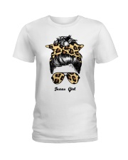Leopard Pattern - Texas Girl Ladies T-Shirt front