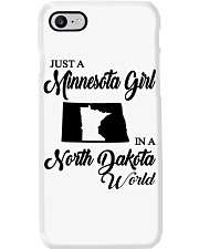 MINNESOTA GIRL IN NORTH DAKOTA Phone Case tile