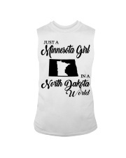 MINNESOTA GIRL IN NORTH DAKOTA Sleeveless Tee tile