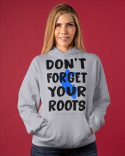 Peru Map Don't Forget Your Roots Hooded Sweatshirt apparel-hooded-sweatshirt-lifestyle-front-86