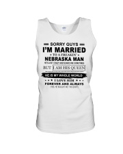 Sorry Guys I'm Married - Nebraska Man Unisex Tank tile