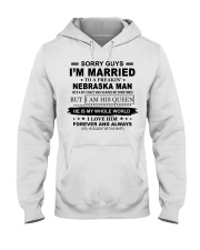 Sorry Guys I'm Married - Nebraska Man Hooded Sweatshirt tile