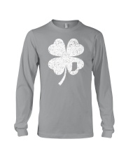 Indiana Map - Four Leaf Clover Long Sleeve Tee tile