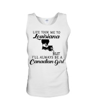 LIFE TOOK ME TO LOUISIANA BE A CANADIAN GIRL Unisex Tank tile