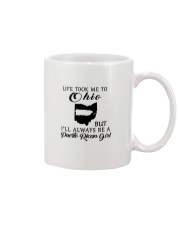 LIFE TOOK ME TO OHIO BE A PUERTO RICAN GIRL Mug tile
