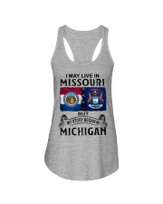 Began In Michigan - May Live In Missouri Ladies Flowy Tank tile