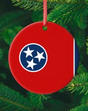 Flag Tennessee Circle ornament - single (porcelain) custom-circle-ornament-single-porcelain-lifestyle-10