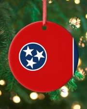 Flag Tennessee Circle ornament - single (porcelain) custom-circle-ornament-single-porcelain-lifestyle-11