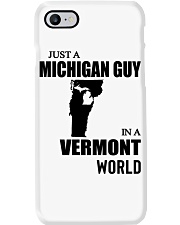 MICHIGAN GUY IN VERMONT Phone Case tile