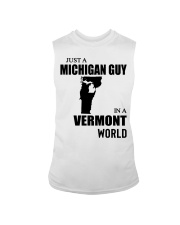 MICHIGAN GUY IN VERMONT Sleeveless Tee tile