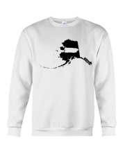 MAP PUERTO RICO IN ALASKA Crewneck Sweatshirt tile