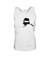 MAP PUERTO RICO IN ALASKA Unisex Tank tile