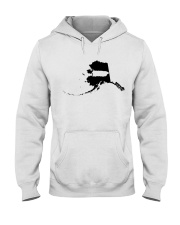 MAP PUERTO RICO IN ALASKA Hooded Sweatshirt tile