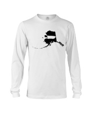 MAP PUERTO RICO IN ALASKA Long Sleeve Tee tile