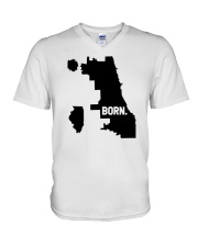 Chicago - Born V-Neck T-Shirt tile