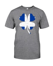 Flag Quebec Four Leaf Clover Classic T-Shirt tile