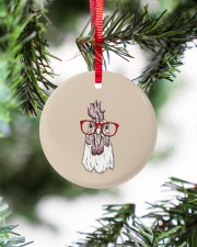 CuteChicken Circle ornament - single (porcelain) aos-circle-ornament-single-porcelain-lifestyles-07