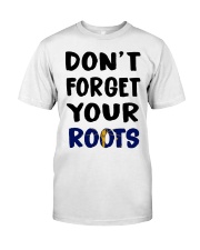 Indiana Flag Don't Forget Your Roots Classic T-Shirt tile