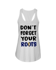 Indiana Flag Don't Forget Your Roots Ladies Flowy Tank tile