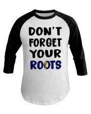 Indiana Flag Don't Forget Your Roots Baseball Tee tile