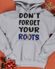 Indiana Flag Don't Forget Your Roots Hooded Sweatshirt apparel-hooded-sweatshirt-lifestyle-front-65