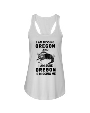 Oregon Is Missing Me Ladies Flowy Tank tile