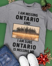 I Am Missing Ontario Classic T-Shirt apparel-classic-tshirt-lifestyle-back-69