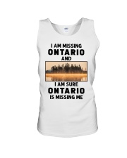 I Am Missing Ontario Unisex Tank tile