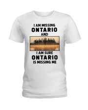 I Am Missing Ontario Ladies T-Shirt tile