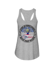 LIVING IN PENNSYLVANIA WITH OHIO ROOTS Ladies Flowy Tank tile