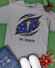 Flag Indiana My Roots Classic T-Shirt apparel-classic-tshirt-lifestyle-back-69