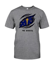 Flag Indiana My Roots Classic T-Shirt front