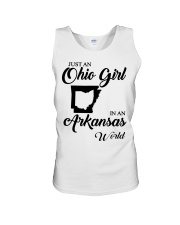 OHIO GIRL IN ARKANSAS Unisex Tank tile