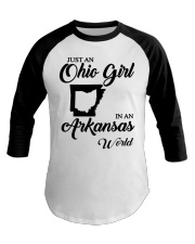 OHIO GIRL IN ARKANSAS Baseball Tee tile