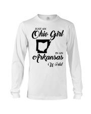 OHIO GIRL IN ARKANSAS Long Sleeve Tee tile