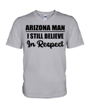 Arizona Man I Still Believe In Respect V-Neck T-Shirt tile