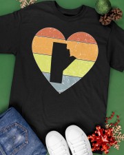 Manitoba - Heart Vintage Classic T-Shirt apparel-classic-tshirt-lifestyle-back-69