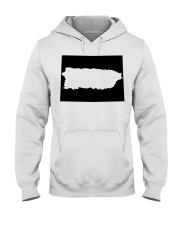 MAP PUERTO RICO IN COLORADO Hooded Sweatshirt tile