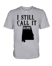 Alabama i still call it home V-Neck T-Shirt tile