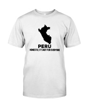Peru It's Not For Everyone Classic T-Shirt tile