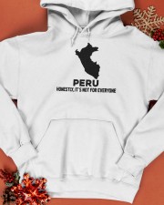 Peru It's Not For Everyone Hooded Sweatshirt apparel-hooded-sweatshirt-lifestyle-front-65