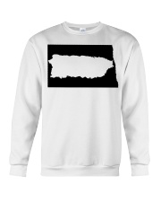 MAP PUERTO RICO IN NORTH DAKOTA Crewneck Sweatshirt tile