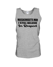 Massachusetts Man I Still Believe In Respect Unisex Tank tile